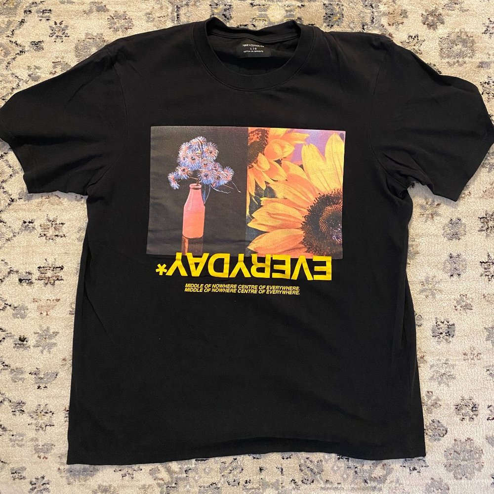 Men's Cotton-on Everyday Large Black T-shirt Gent